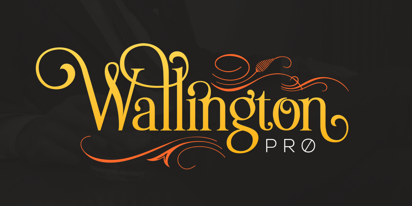 폰트 Wallington Pro